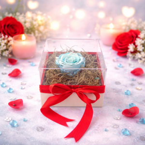 1 Forever Roses | Plexiglass Κουτί Δώρου