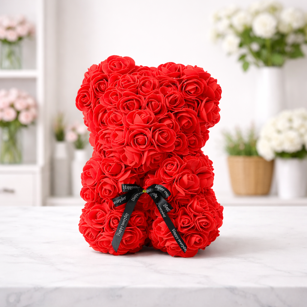 Rose Bear | Αρκουδάκι Από Τριαντάφυλλα
