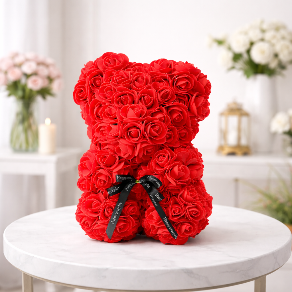 Rose Bear | Αρκουδάκι Από Τριαντάφυλλα