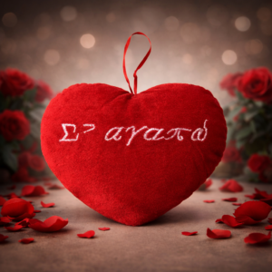 Καρδιά Μαξιλάρι | Σ' αγαπώ